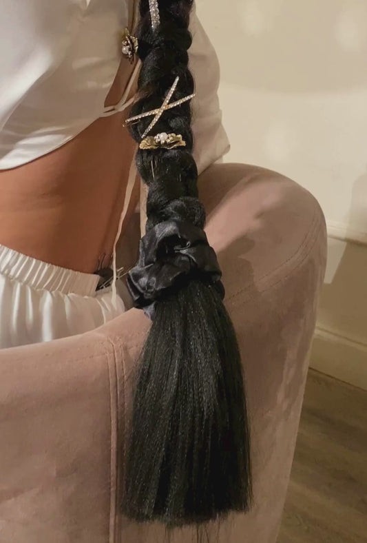 Liyah Antique Crystal and Pearl Hair Comb